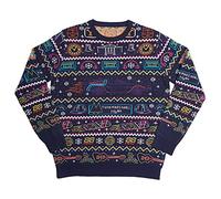 Numskull Official Back to The Future Unisex Knitted Christmas Jumper (XS) - Ugly Novelty Christmas Sweater Gift