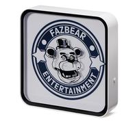 Numskull Official Five Nights at Freddy's Acrylic Logo Desk Lamp Wall Light for Bedroom, Office, Home, Study, Work - Official FNAF Merchandise