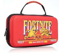 numskull Official Fortnite Carry Case for Switch and Switch 2 - Peely vs Fishstick Party Edition - Holds 10 Games & Accessories