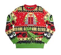 Numskull Official Jurassic Park Unisex Knitted Novelty Christmas Jumper, XX-Large