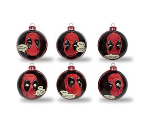 Numskull Official Marvel Deadpool Baubles/Christmas Tree Decorations