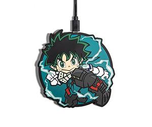 Numskull Official My Hero Academia Wireless Charger Pad - 10W Fast Qi Charger for all Qi Wireless devices