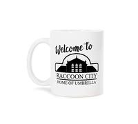 Numskull Official Resident Evil 25th Anniversary ‘Welcome to Raccoon City’ 11oz Premium Mug, White, NS1994