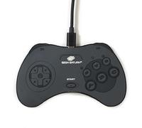 Numskull Official SEGA Saturn Controller Wireless Charger Pad - 10W Fast Qi Charger for all Qi Wireless devices