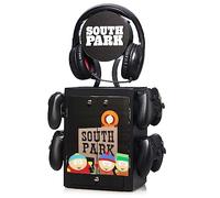 Numskull Official South Park Gaming Accessory Locker & Storage Stand - Holds 10 Games/DVDs, 4 Controllers, Headset, and Accessories - Durable & Compact Organizer - Official South Park Merchandise