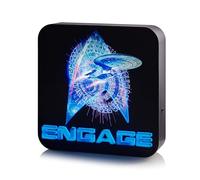 Numskull Official Star Trek 3D Logo Desk Lamp Wall Light for Bedroom, Office, Home, Study, Work - Star Trek Merchandise