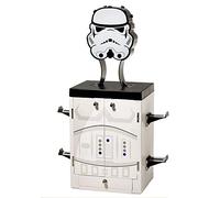 Numskull Official Stormtrooper Gaming Accessory Locker & Storage Stand - Holds 10 Games/DVDs, 4 Controllers, Headset, and Accessories - Durable & Compact Organizer - Official Stormtrooper Merchandise