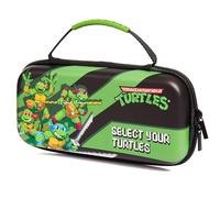 Numskull Official TMNT Hard Shell Travel Case for Nintendo Switch and OLED Model 2021 Console - Fits 10 Games and Switch Accessories