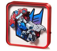 Numskull Official Transformers Acrylic Logo Desk Lamp Wall Light for Bedroom, Office, Home, Study, Work - Official Transformers Merchandise