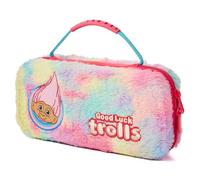 Numskull Official Trolls Hard Shell Travel Case for Nintendo Switch and OLED Model 2021 Console - Fits 10 Games and Switch Accessories