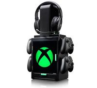 Numskull - Xbox Light Logo Inspired Gaming Locker for 4 Controllers - 10 Games - 1 Headset