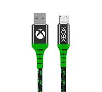 Numskull Official Xbox One Micro USB Nylon Braided Charging Cable 4m - Fast Charging Lead (Not Data) - Compatible with PS4 Controllers and other Micro USB compatible devices