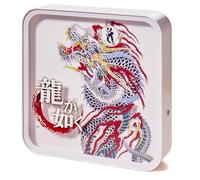 Numskull Official Yakuza Acrylic Logo Desk Lamp Wall Light for Bedroom, Office, Home, Study, Work - Official Yakuza Merchandise, Orange