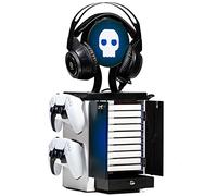 Numskull PS5-Inspired Gaming Locker & Storage Stand - Official | Stores 10 games/DVDs, 4 controllers, a headset and accessories in a compact, durable organizer.