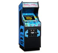 Numskull Quarter Arcades Bubble Bobble Collector's Edition Mini Arcade - 1/4 Scale Authentic Wooden Replica, Original ROM, Rechargeable Battery & 3W Speakers for Retro Enthusiasts