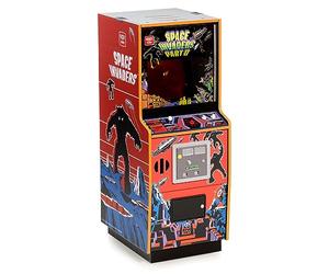 Numskull Quarter Arcades Space Invaders II Collector's Edition Mini Arcade - 1/4 Scale Authentic Wooden Replica, Original ROM, Rechargeable Battery & 3W Speakers for Retro Enthusiasts [video game]