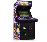 Numskull Quarter Arcades TMNT Turtles In Time Collector's Edition Mini Arcade - 1/4 Scale Authentic Wooden Replica, Original ROM, Rechargeable Battery & 3W Speakers for Retro Enthusiasts