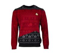 Numskull Star Trek The Halls Official Unisex Knitted Jumper, X-Small-Ugly Novelty Christmas Sweater Gift