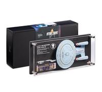 Numskull Star Trek USS Enterprise NCC-1701-D Wall-Mount Replica Plaque | Detailed wall-mounted display inspired by the iconic vehicle, ideal for home cinema rooms, gaming spaces and fans.