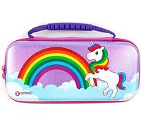 Numskull Unicorn Hard Shell Travel Case for Nintendo Switch and OLED Model 2021, Fits 10 Games and Accessories