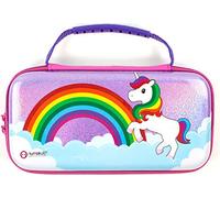 Numskull Unicorn Hard Shell Travel Case for Nintendo Switch Lite, Protective Case, Fits 10 Games and Accessories