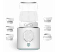 Numsy NutriWarm Portable Bottle Warmer - Wireless Baby Bottle Warmer, USB-C Rechargeable, Fast 3-4 Min Heating, Universal Adapters, BPA-Free & Leak-Proof, Travel Friendly
