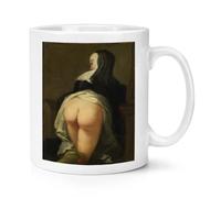 Nun Flashing Bottom 10oz Mug Cup by Martin Van Meytens Funny Joke Rude