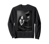 Nun praying with hands clasped in quiet devotion Sweatshirt