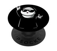 Nun Sunglasses Rock Hand Signs Funny Religious Humor Playful PopSockets Adhesive PopGrip