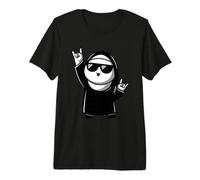 Nun Sunglasses Rock Hand Signs Funny Religious Humor Playful Premium T-Shirt