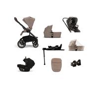 Nuna Mixx Next Pushchair 5 Piece Travel Bundle with PIPA Next Car Seat & Base - Cedar Cedar