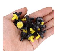 Nunafey Portable Compact Inline Dripper, 50 pcs, Pressure Compensating, 4L/H, for Balcony Gardening & Horticulture Irrigation