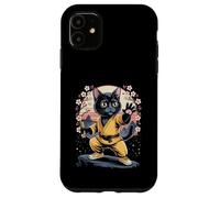 Nunchaku Cat Kung Fu Kungfu Nunchucks Kitten Martial Arts Case for iPhone 11