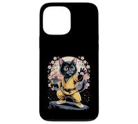 Nunchaku Cat Kung Fu Kungfu Nunchucks Kitten Martial Arts Case for iPhone 13 Pro Max