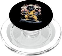 Nunchaku Cat Kung Fu Kungfu Nunchucks Kitten Martial Arts PopSockets PopGrip for MagSafe