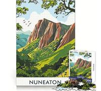 Nuneaton Landscape Hard Jigsaw Puzzle for Adults 1000 Pieces Boost Memory Soothing Play Premium Cut Perfect Present (38x26cm)