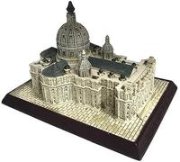 NUNETH Architectural Sculpture, Vatican St. Peter's Basilica Ornament, Resin Decorative Statue, Desktop Collectible, Gray