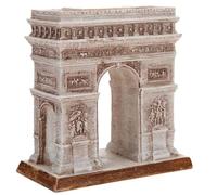 NUNETH Sculpture for Interior Decor, French Arc De Triomphe Statue, Landmark Building Ornaments, Resin Figurines, Collection of Gifts, Gray