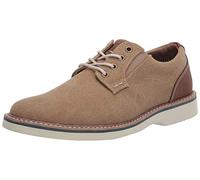 Nunn Bush Men's Barklay Canvas Plain Toe Oxford Lace Up, Khaki, 9 Wide