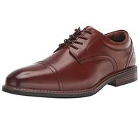 Nunn Bush Men's, Centro Flex Cap Toe Oxford, Cognac, 13 Wide