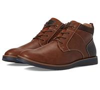 Nunn Bush Men's DC Circuit Plain Toe Chukka Boot with Memory Foam, Cognac, 8 UK
