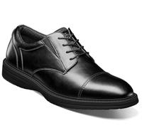 Nunn Bush Men's Gates Cap Toe Casual Oxford Dress Sneaker Lightweight Shoe, Black, 7.5 UK