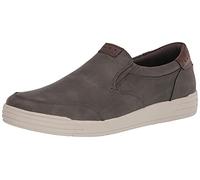 Nunn Bush Men's Kore City Walk Moccasin Toe Sneaker Style Slip on Loafer Shoe, Charcoal, 7.5 UK