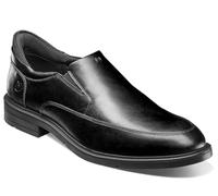 Nunn Bush Men's Kore Hero Moccasin Toe Slip-on Slip Resistant Ez-Off Lightweight Loafer, Black, 11 UK