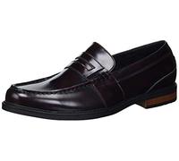Nunn Bush Men's Lincoln Classic Penny Loafer Slip-On, Burgundy Polished, 10 UK