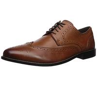 Nunn Bush Men's Nelson Wing Tip Oxford Dress Casual Lace-Up, Cognac, 7.5 UK