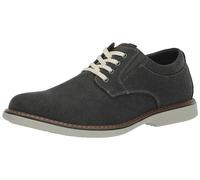 Nunn Bush Men's Otto Canvas Plain Toe Oxford Lace Up, Gunmetal, 10 UK