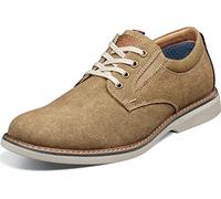 Nunn Bush Men's Otto Canvas Plain Toe Oxford Lace Up, Khaki, 11 UK