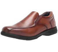 Nunn Bush Men's PRO Bicycle Toe Slip-On with KORE Slip Resistant Comfort Technology Loafer, Cognac, 9