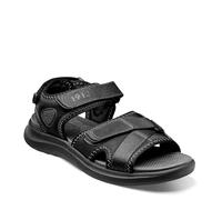 Nunn Bush Men's Rio Vista River Slide Sandal with Adjustable Straps for Perfect Fit, Black, 11 UK